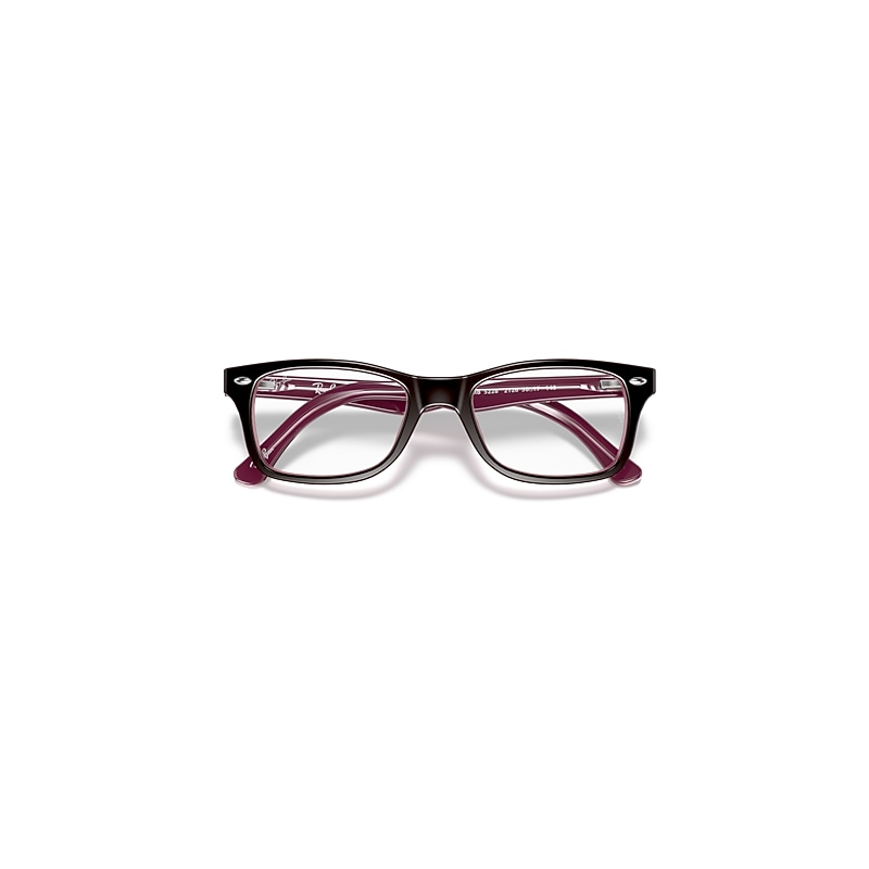 Ray-Ban Rb5228 Optics Optical Brown Frame Clear Lenses 50-17