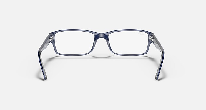RB5169 OPTICS Polarized Eyeglasses with Blue and Clear (52-16