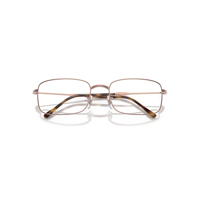 Ray-Ban Rb3746v Optics Optical Copper Frame Clear Lenses Polarized 54-20