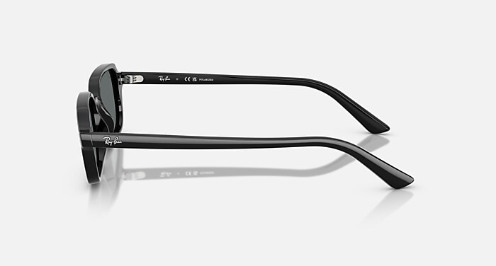ZURI BIO-BASED Polarized Sunglasses in Black and Dark Grey