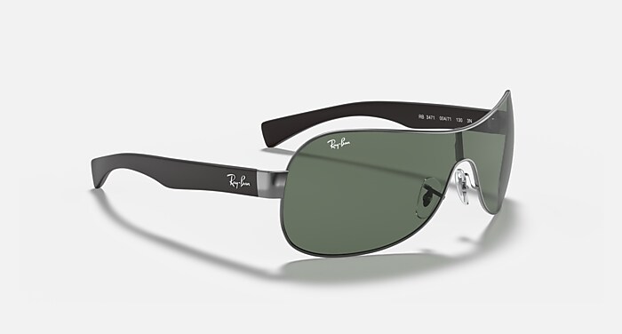 RB3471 Sunglasses in Gunmetal and Dark Green - RB3471 | Ray-Ban® ROW