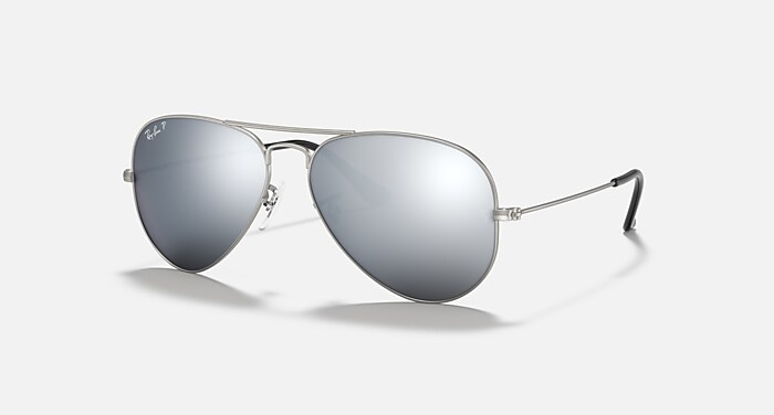 レイバン公式ストア】 Ray-Ban® AVIATOR MIRROR サングラス | シルバー 
