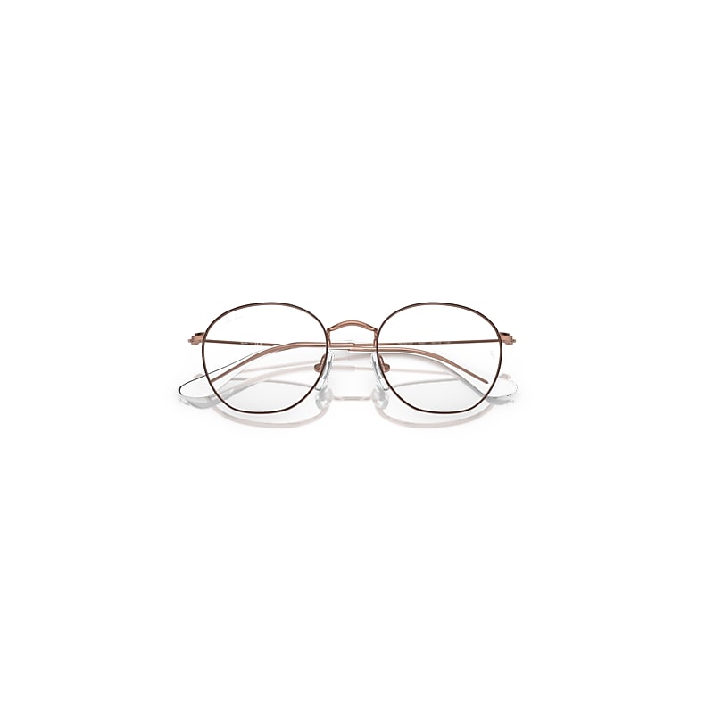 Ray-Ban Kids RY9572V Junior Rob Kids Asian Fit Kids's Glasses, Brown, Size 46