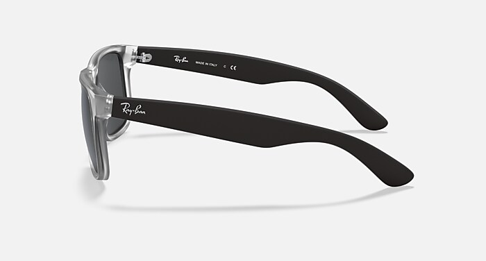 JUSTIN COLOR MIX Sunglasses in Transparent and Grey - RB4165 | Ray