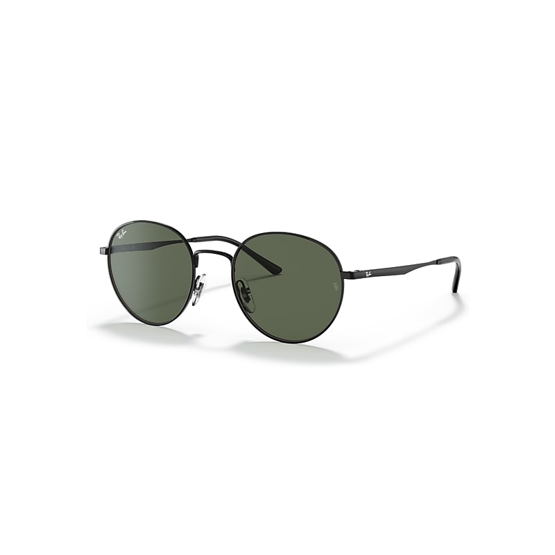 Ray-Ban Sunglasses - Black Frame Green Lenses 50-20, RB3681 - Image 1