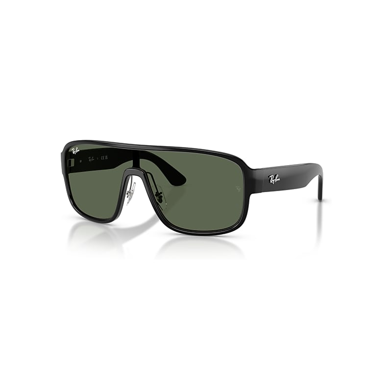Ray - Ban Unisex Black/Green Rb2229 901/71 Sunglasses Acetate Squared Normal - Image 3