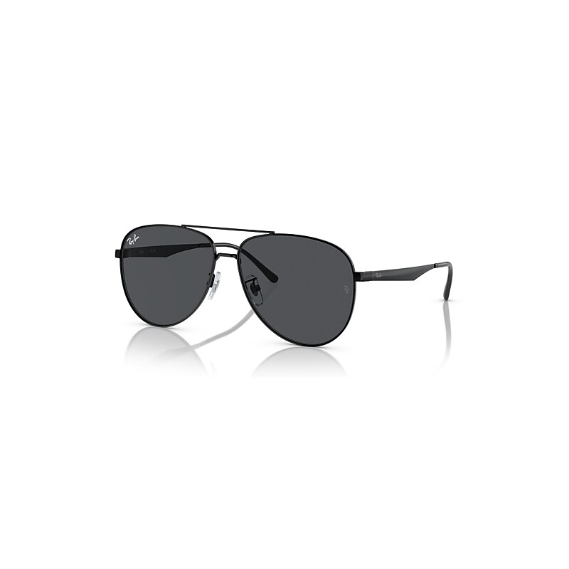 Ray-Ban Rb3712d Sunglasses Black Frame Grey Lenses 62-14