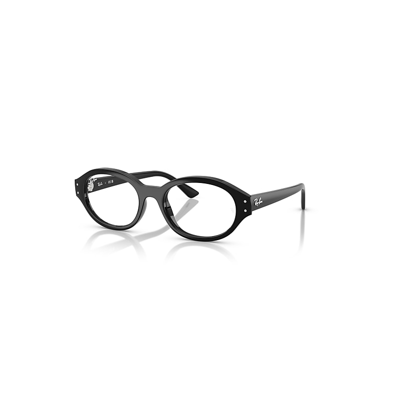 Ray-Ban Eyeglasses  Shilo Optics Bio-Based - Black Frame Clear Lenses Polarized 52-20, RX7257