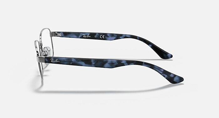 RB6445 OPTICS Eyeglasses with Gunmetal and Clear (53-18) - RB6445