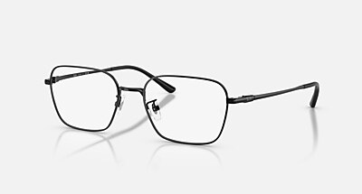 RB8784D TITANIUM OPTICS メガネ ブラック と クリア (54-18