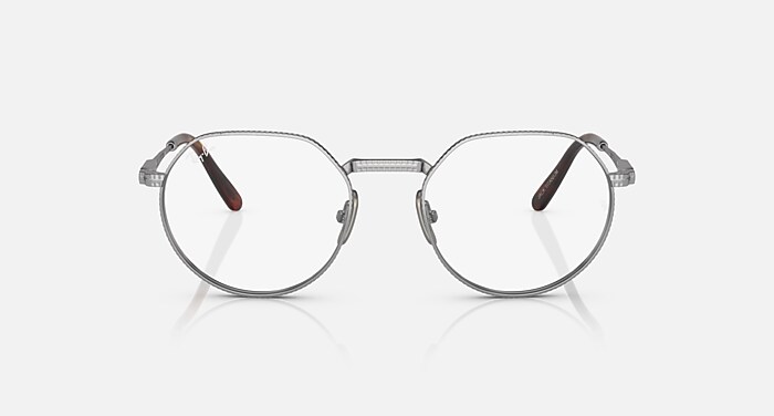JACK II TITANIUM OPTICS Polarized Eyeglasses with Silver and Clear