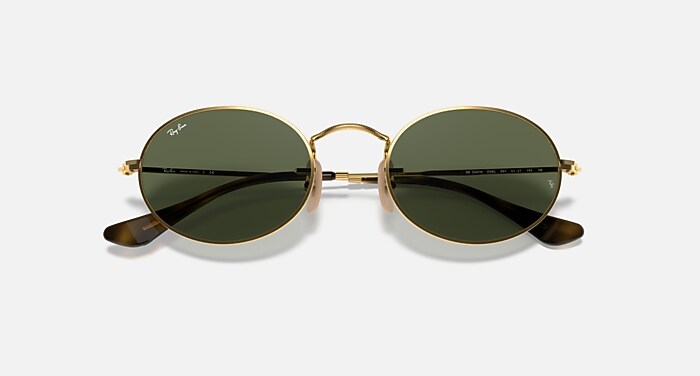 Ray-Banレイバン調光サングラスRB3547N-9131/0Y EVOLVE OVAL FLAT LENSES Sunglasses in Arista Gold and G-15 Green (51-21