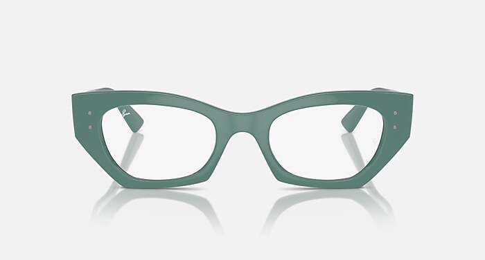 ZENA OPTICS BIO-BASED メガネ アルジーグリーン と クリア (49-22