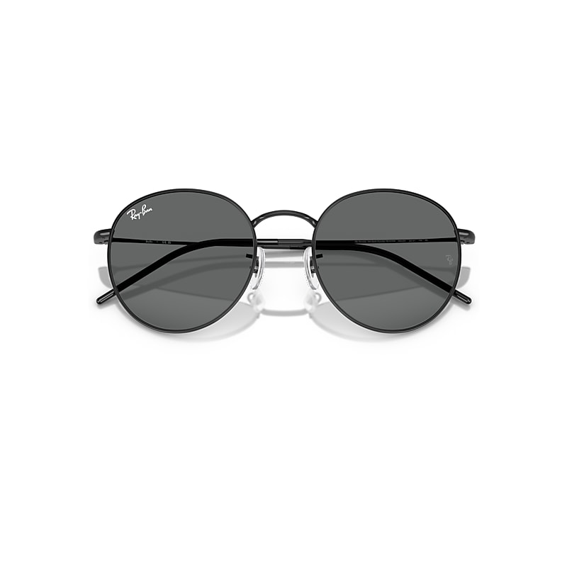 Ray-Ban RBR0103S Round Reverse 002/GR Men's Sunglasses Black Size 53