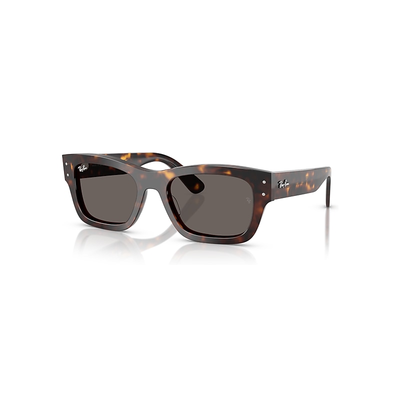 Ray - Ban Unisex Grey Ray - Ban Rb7683s Joseph 902/B1 Sunglasses Acetate Turtle Squared Normal - Image 6
