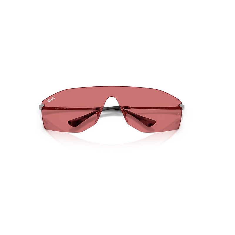 Ray-Ban Alix Bio-based Sunglasses Gunmetal Frame Red Lenses 01-41