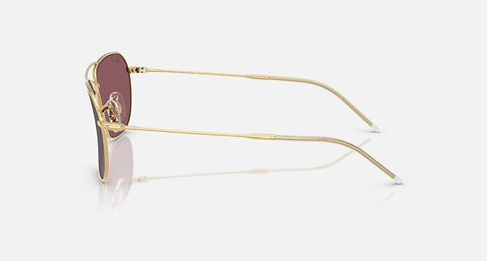 CARAVAN REVERSE Sunglasses in Arista Gold and Polarized Pink  display picture 2