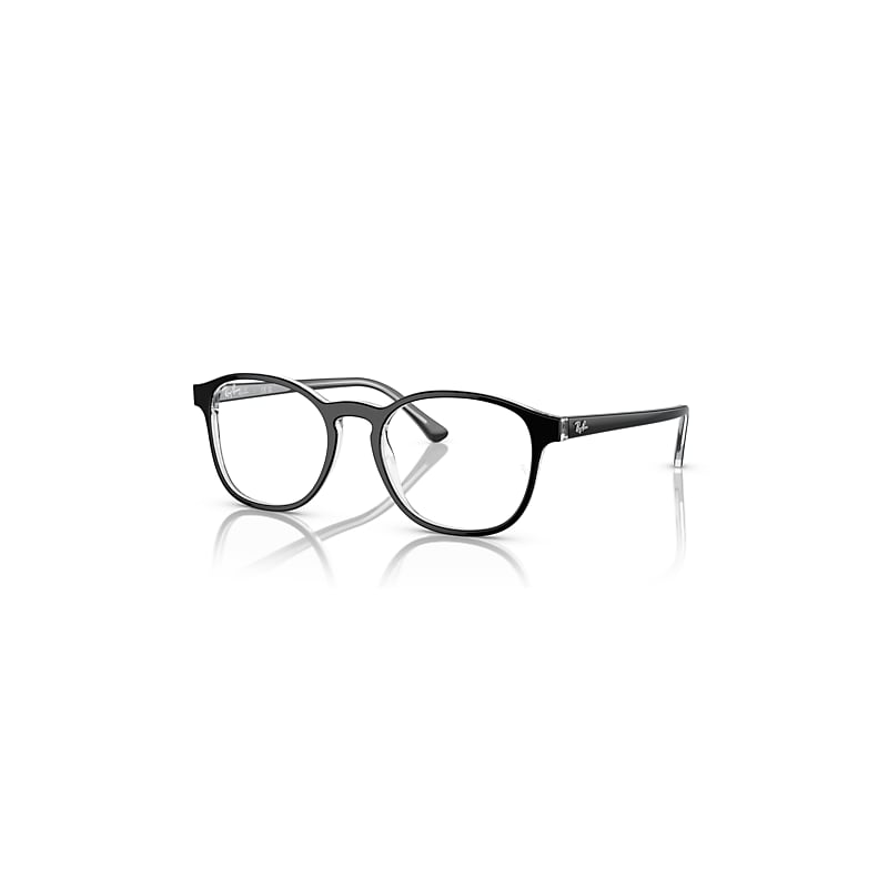Ray - Ban Unisex Black Rx5417 2034 Optical Frames Acetate Transparent Pantos Normal - Image 4