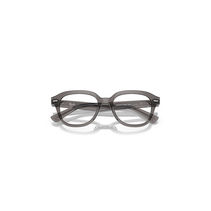 Ray-Ban Erik Optics Eyeglasses Opal Dark Grey Frame Clear Lenses Polarized 49-19