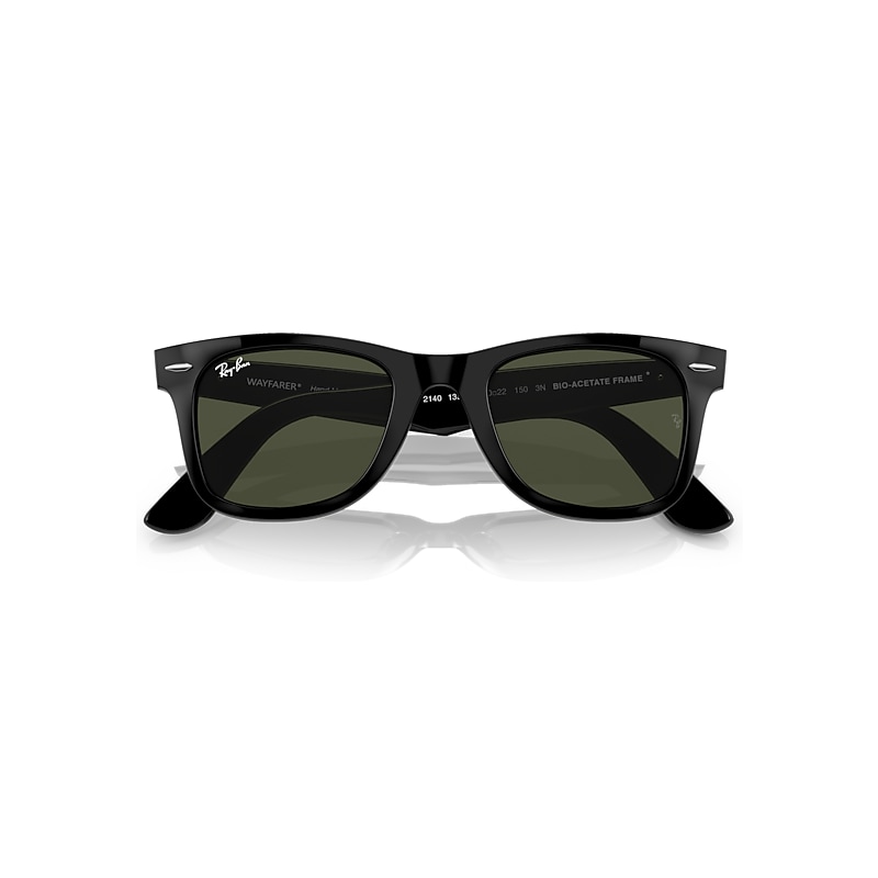 ORIGINAL WAYFARER BIO-BASED Sunglasses in Black and Green (50-22