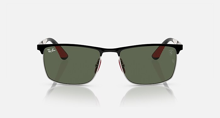 Óculos de Sol RB3726M SCUDERIA FERRARI COLLECTION em Preto sobre
