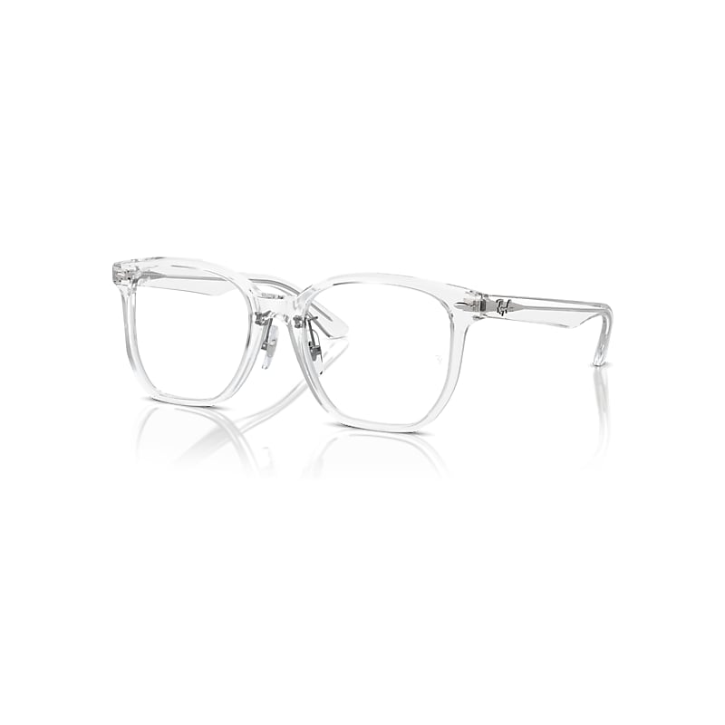 Ray-Ban Eyeglasses Unisex Rb5425d Optics - Transparent Frame Clear Lenses Polarized 54-19