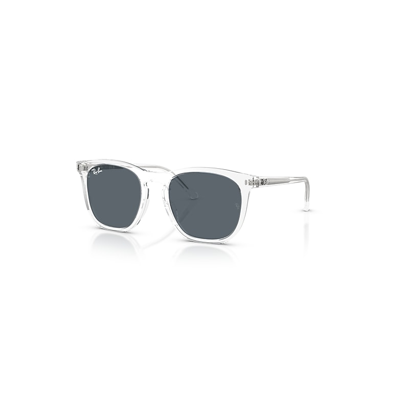 Ray-Ban Unisex Sunglass RB2210 - Frame color: Transparent, Lens color: Blue - Image 4