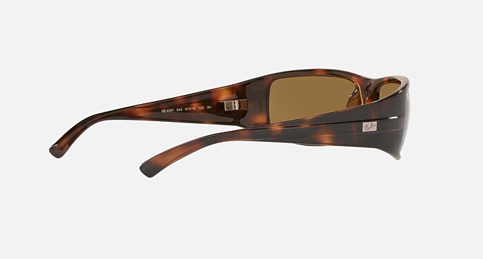 RB4057 Sunglasses in Havana and Brown Classic B-15 (61-16