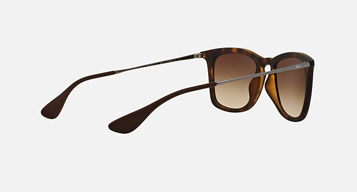 Rb4221f Sunglasses in Dark Havana Frame and Gradient Brown Lenses