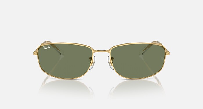 RB3732 TRANSITIONS® Sunglasses in Arista Gold and Clear/Green
