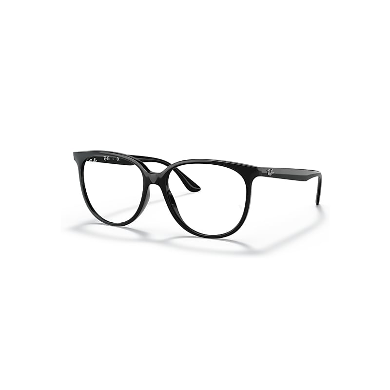 Ray-Ban Eyeglasses Women's  Optics - Black Frame Clear Lenses Polarized 54-16, RB4378V