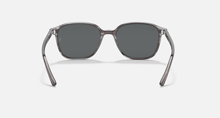 LEONARD Sunglasses in Striped Grey and Dark Grey (55-18) - RB2193F
