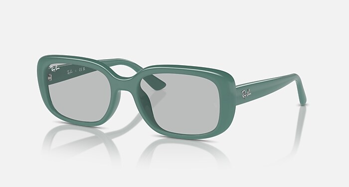RB4421D BIO-BASED Sunglasses in Algae Green and Light Grey (56-18