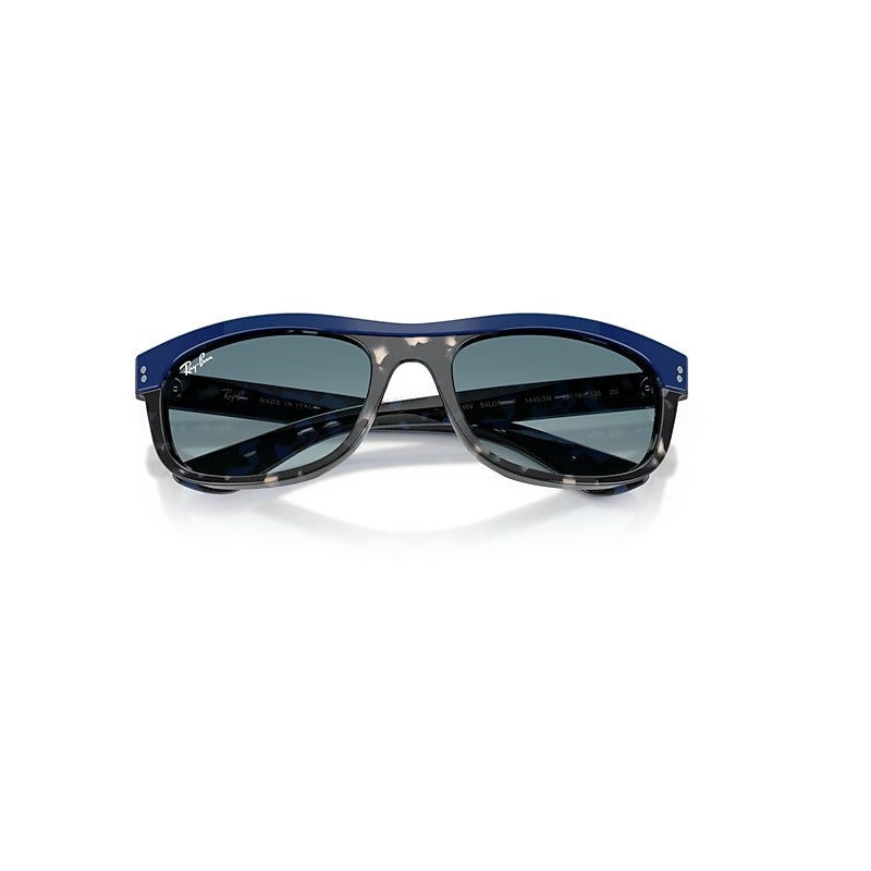 Ray-Ban Balorama Street Neat Sunglasses Blue On Havana Frame Blue Lenses 62-19