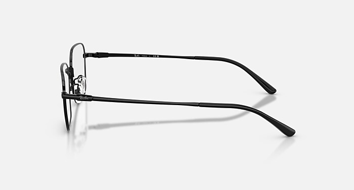 RB8784D TITANIUM OPTICS メガネ ブラック と クリア (54-18