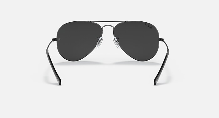 AVIATOR TOTAL BLACK Sunglasses in Black and Black Polarized  display picture 1
