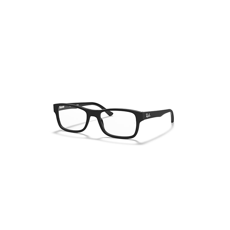 Ray-Ban Unisex Black Square Acetate Eyeglasses Online - Full Rim - Rb5268 - Image 4