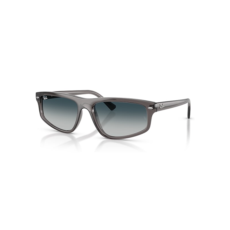 Ray-Ban Unisex Sunglass RB2225 - Frame color: Opal Light Grey, Lens color: Grey Gradient Blu - Image 5