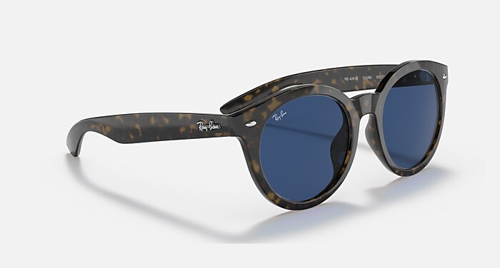 RB4261D Sunglasses in Light Havana and Blue Classic - RB4261D