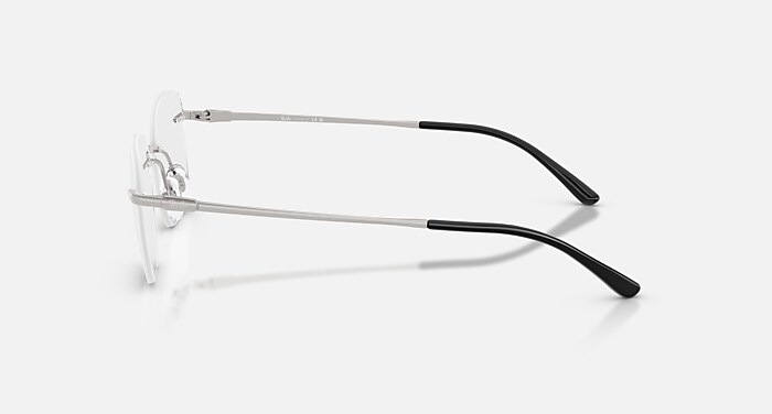 RB8783D TITANIUM OPTICS メガネ シルバー と クリア (52-17