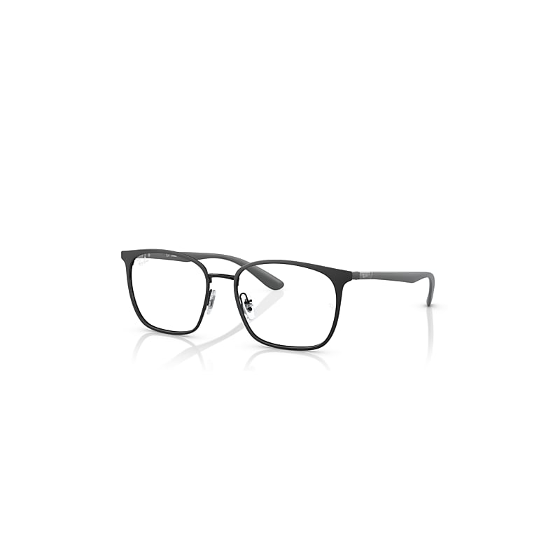 Ray-Ban Eyeglasses Unisex Rb6486 Optics - Grey Frame Clear Lenses Polarized 54-17