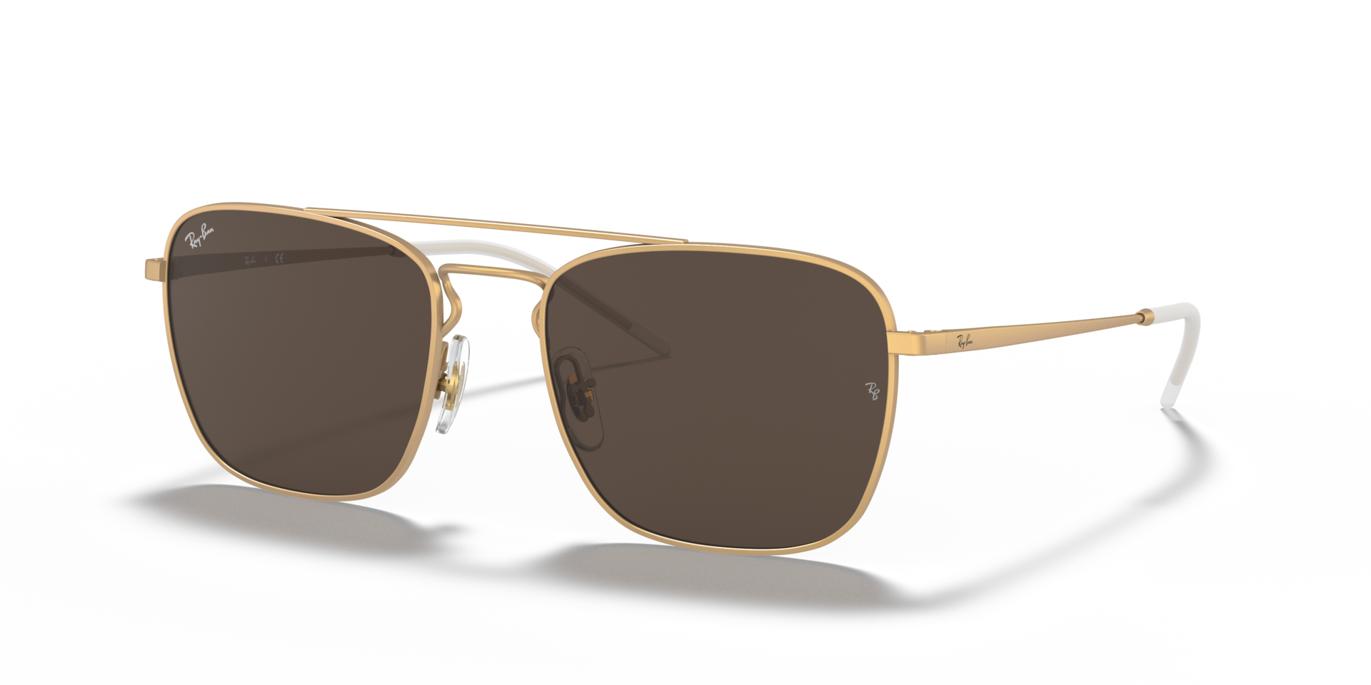 Ray-Ban Rb3588 Lunettes De Soleil - Monture Or Verres Brun 55-19 68 €