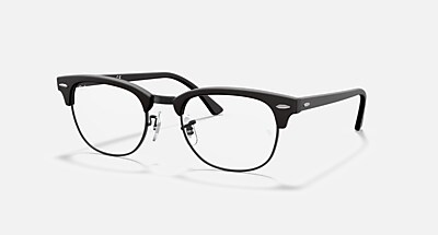 CLUBMASTER OPTICS メガネ ブラック & ゴールド と クリア (51-21