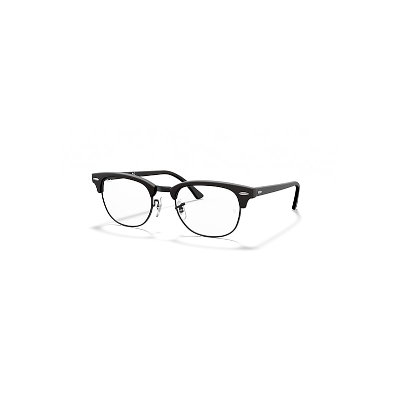 Ray-Ban Eyeglasses  Clubmaster Optics - Black Frame Clear Lenses 49-21, RB5154