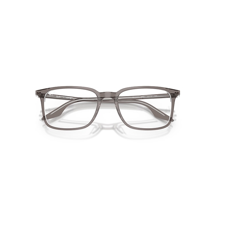 Ray-Ban Rb5421 Optics Optical Grey Transparent Frame Clear Lenses Polarized 53-19