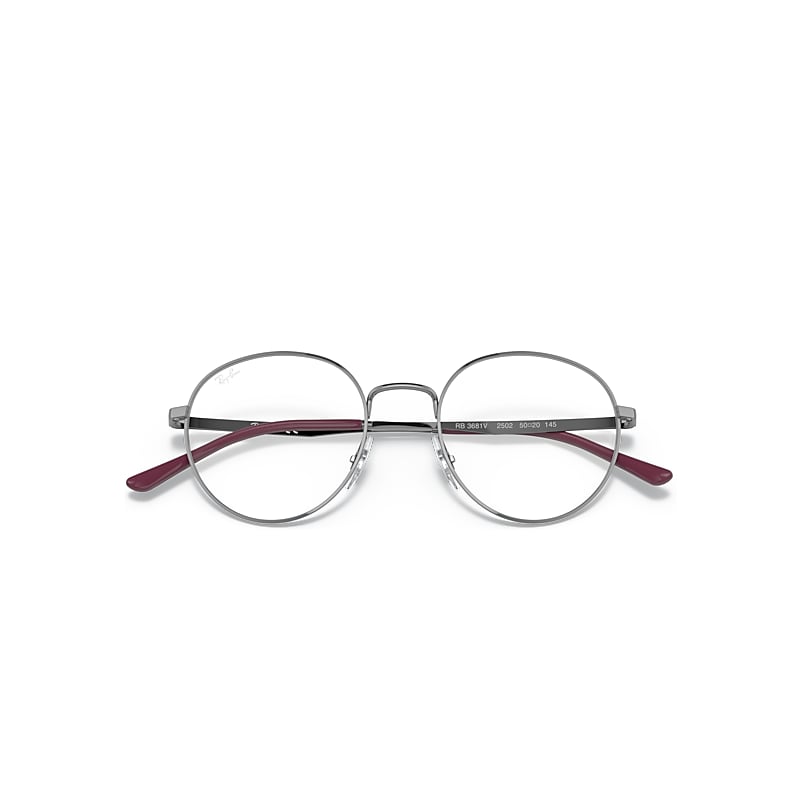 Ray-Ban Rb3681 Optics Optical Gunmetal Frame Clear Lenses 50-20
