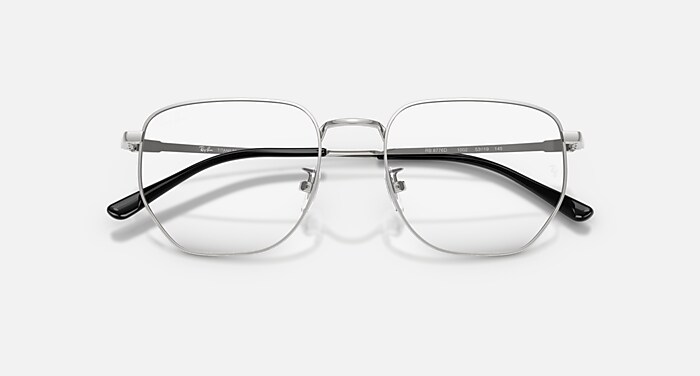 RB8776D TITANIUM OPTICS メガネ シルバー と クリア (53-19