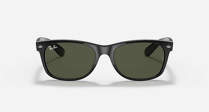 ♠*D様 Ray-Ban Wayfarer サングラス ブラック NEW WAYFARER CLASSIC Sunglasses in Black and G-15 Green (55-18