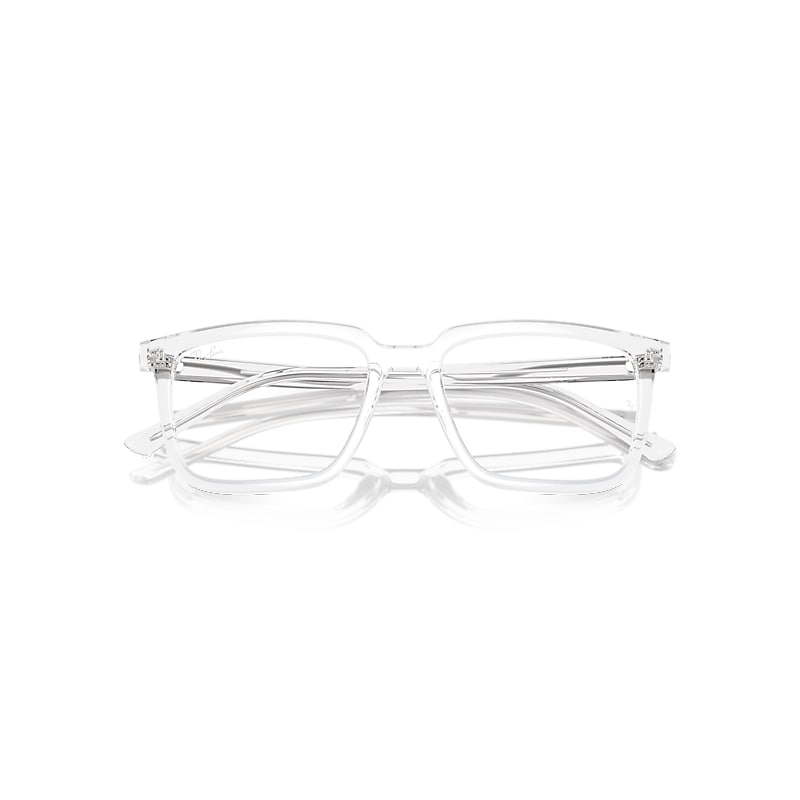 Ray-Ban Alain Optics Optical Transparent Frame Clear Lenses Polarized 52-18