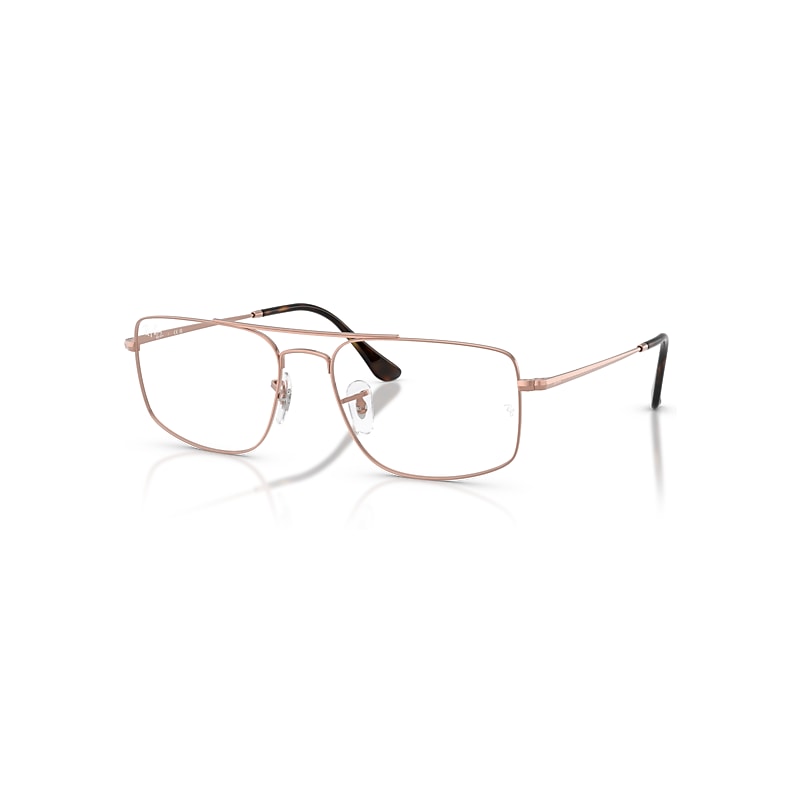 Ray-Ban Eyeglasses  Explorer Iii Optics - Copper Frame Clear Lenses Polarized 58-18, RB6579
